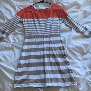 Stripped Casual Dress
